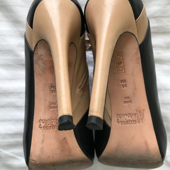 Marciano Tan and Black Ankle Boots - Picture 5 of 6